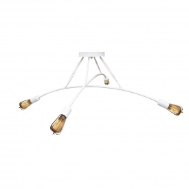 Люстра підвісна MSK Electric Orion на чотири лампи Е27 NL 9832-4 WH Білий (619541)