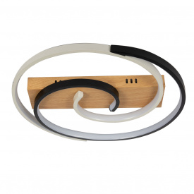 Стельова LED люстра Sunlight 9430/450 Чорний