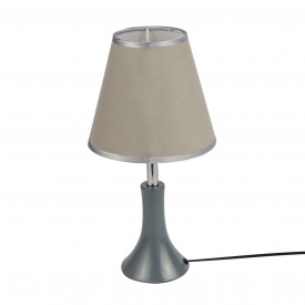 Настільна лама з абажуром Sunlight 5069 Сірий