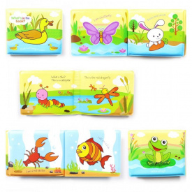 Игрушка книжка для купания Bambi A531-2-3 Уточка