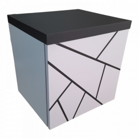 Тумба пластикова підвісна The MIX Chaos black 60х50х45 см