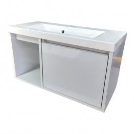 Пластикова підвісна тумба The MIX Адоніс HPL 3103 gloss 70х60х45 см