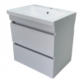 Пластикова підлогова тумба The MIX Атлант White 100х80х45 см