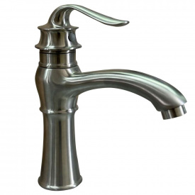 Змішувач нержавіючий для умивальника Gerts HDF8001 Хром (416046)