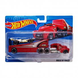 Дитячий ігровий набір машинок Bambi T-H708-1(White) з трейлером