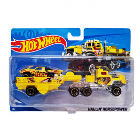 Дитячий ігровий набір машинок Bambi T-H708-1(Yellow) з трейлером