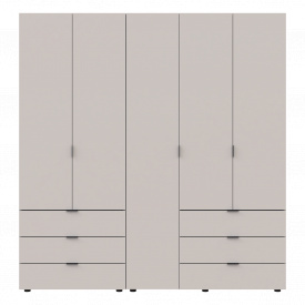 Розпашна Шафа для одягу Doros Гелар Кашемір ДСП 193.7х49.5х203.4 см (80737638)