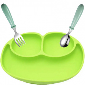 Набір посуду 2Life та столові прилади в кейсі Зелений (v-11790)