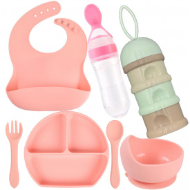 Набор посуды 2Life Y12 7 шт Персиковый (vol-9847)