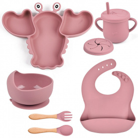 Набор посуды 2Life Y19 6 предметов Розовый (v-11191)