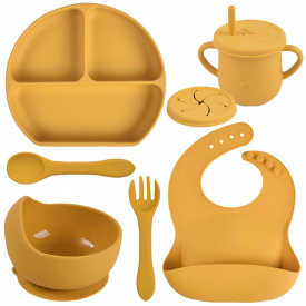 Набор силиконовой посуды 2Life Y17 6 предметов Оранжевый (vol-10994)