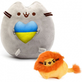 Набір м'яких іграшок 2Life Pusheen cat 23x25 см та 8х7 см v-11600