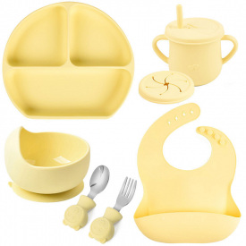 Набор посуды 2Life Y11 6 предметов Желтый (v-11167)