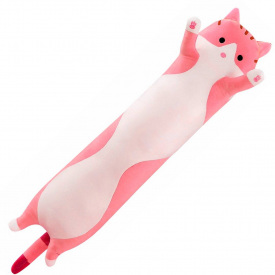 Подушка-обіймашка SBT group Кіт 150 см Рожевий