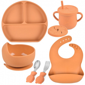 Набор посуды 2Life Y25 6 предметов Оранжевый (v-11181)