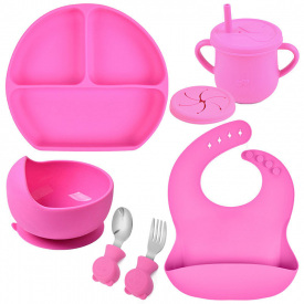 Набор посуды 2Life Y8 6 предметов Розовый (v-11164)