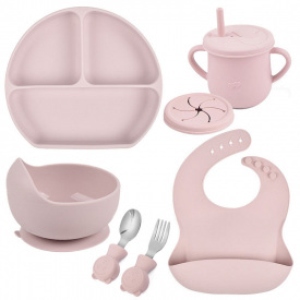 Набор посуды 2Life Y26 6 предметов Розовый (v-11182)