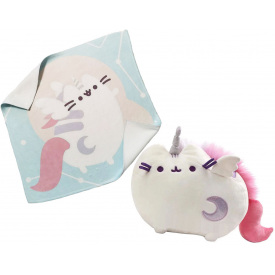 Комплект 2Life М'яка іграшка Pusheen cat 15х12 см та рушник 35х35 см v-12452