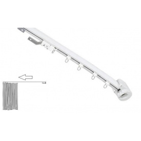 Карниз с открытыми шторами в одну сторону Livolo (VL-SHQ011S1)