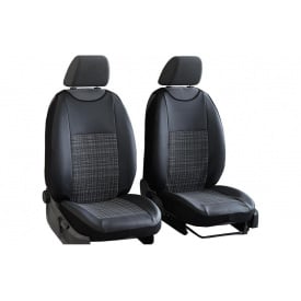Накидки на сиденье для MAZDA 2 2007-2014 POK-TER Select Эко кожа с автотканью