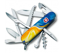 Складной нож Victorinox Huntsman Ukraine 91 мм 16 функций Желто-синий (1.3713.7_T3250pw)