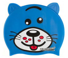 Шапочка для плавания Aqua Speed Zoo Dog Синий One Size (1000-115-dog)