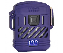 Фонарь-зажигалка Multifunctional D53-2LED Box LCD TypeC 3+1 режим 62х52х28 мм