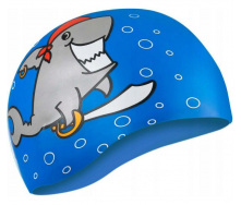 Шапочка для плавания Aqua Speed ​​Kiddie Shark Синий One Size (1000-142-Shark)