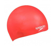 Шапочка для плавания Speedo Moulded Silic Cap Ju Красный One Size (1000-8-709900004)