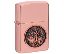 Зажигалка бензиновая Zippo Tree Of Life Emblem (49638)