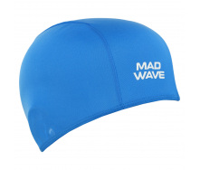 Шапочка для плавания текстильная MadWave POLY II M052103 Синий