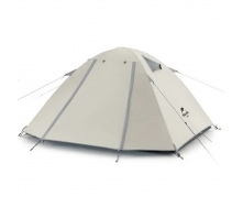 Палатка Naturehike P-Series CNK2300ZP028 четырехместная 210х210+55х100 см Светло-серый (1047-6976023920462)