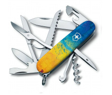 Складной нож Victorinox Huntsman Ukraine 91 мм 16 функций Желто-синий (1.3713.7_T3100pw)