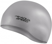 Шапочка для плавания Aqua Speed Mono Серый One Size (1000-111-26)