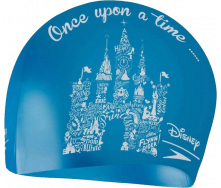 Шапочка для плавания Speedo Slogan Prt Cap Ju Голубовато-белый One Size (1000-8-08386F301)