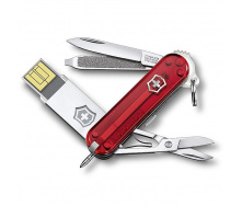 Нож Victorinox c USB-модулем на 32 Гб 58 мм Красный (4.6125.TG32B)