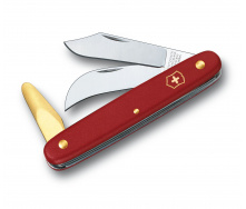 Швейцарский нож Victorinox Budding-Pruning 3 садовый 100 мм, красный, в блистре (3.9116.B1)