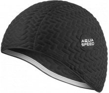 Шапка для плавания Aqua Speed Bombastic Tic-Tac 5718 117-07 One Size Черный (5908217657183)