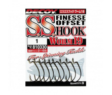 Крючок Decoy Worm 19 S.S Hook 01 9 шт/уп (1013-1562.00.10)