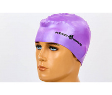 Шапочка для плавания MadWave NEON M053502 Фиолетовый