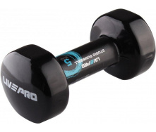 Гантель виниловый LivePro STUDIO DUMBBELL черный 5кг LP8076-5