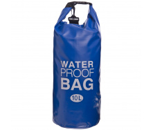 Водонепроницаемый гермомешок с плечевым ремнем SP-Sport Waterproof Bag 10л TY-6878-10 Синий
