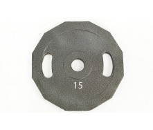 Блины диски стальные CHAMPION NT-5221-15 15кг Серый
