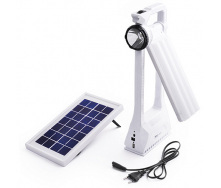 Фонарь кемпинговый Yajia YJ-6865 1W+66SMD с солнечной панелью 4000 mAh White (3_02880)