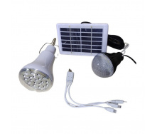 Портативная система освещения CCLAMP CL-508 2 LED лампы + солнечная панель (3_02942)