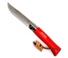 Ніж Opinel №8 Trekking (нерж-сталь) Червоний (1013-204.63.39)