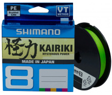 Шнур Shimano Kairiki 8 PE Mantis Green 150м 0.19мм 12кг/26lb (2266-96-93)
