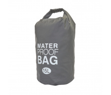 Водонепроницаемый гермомешок с плечевым ремнем SP-Sport Waterproof Bag 15л TY-6878-15 Серый