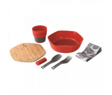 Набор пластиковой посуды Robens Leaf Meal Kit Fire (1046-690276)