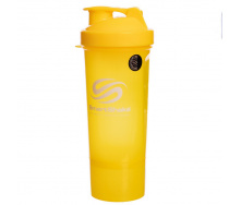 Шейкер 2-х камерный для спортивного питания SMART SHAKER SLIM FI-5054 Желтый